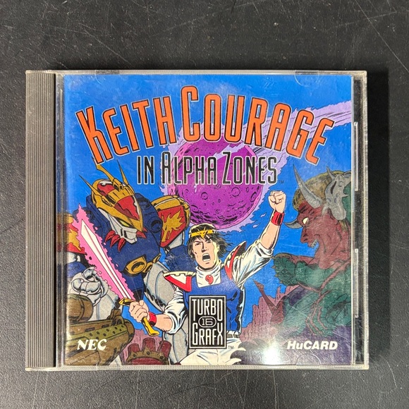 Keith Courage in Alpha Zones Turbografx-16 video game! - Picture 1 of 2